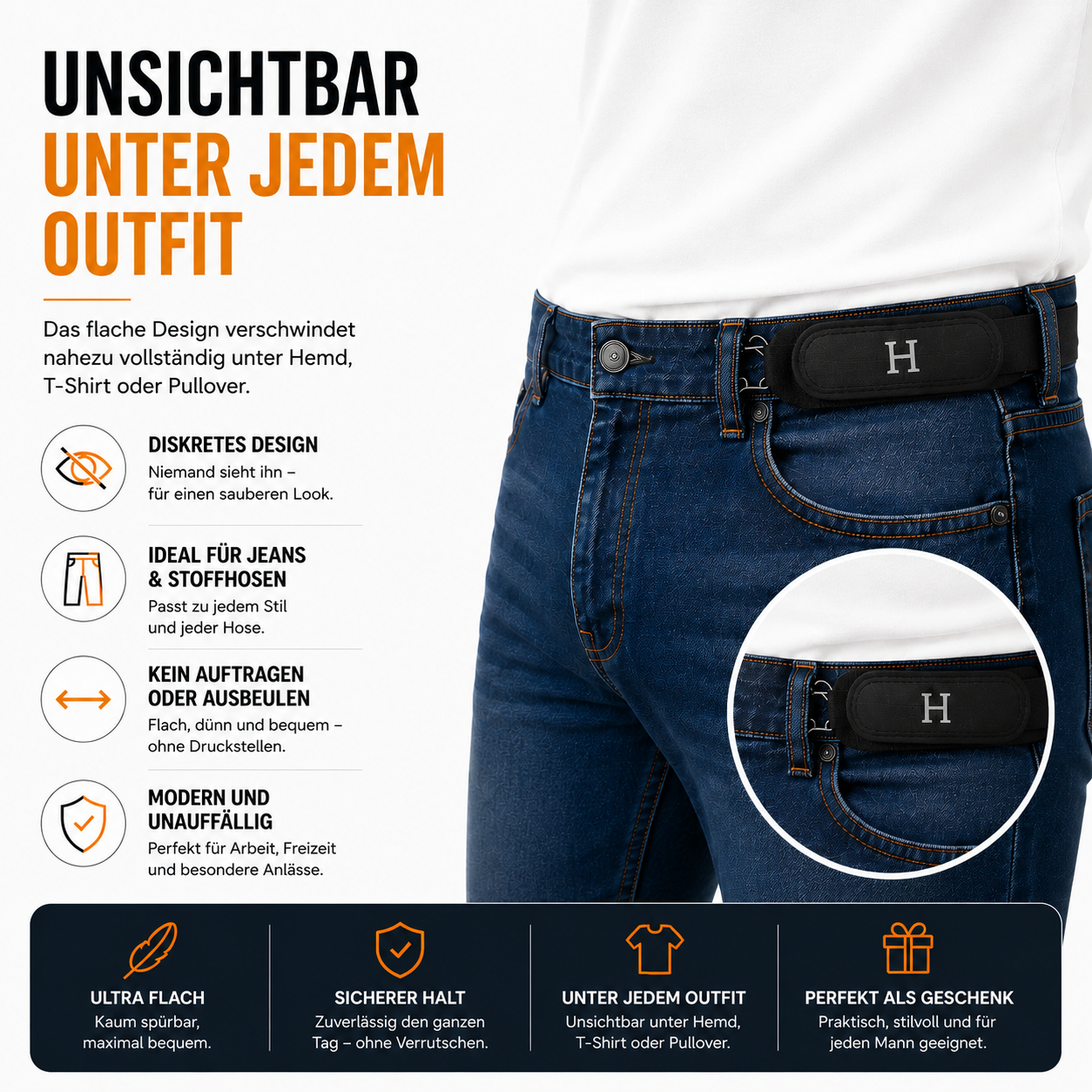 ComfortClip – Der Gürtel ohne Druck