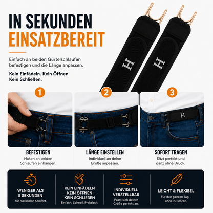 ComfortClip – Der Gürtel ohne Druck