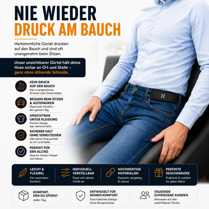 ComfortClip – Der Gürtel ohne Druck
